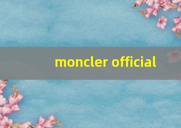 moncler official